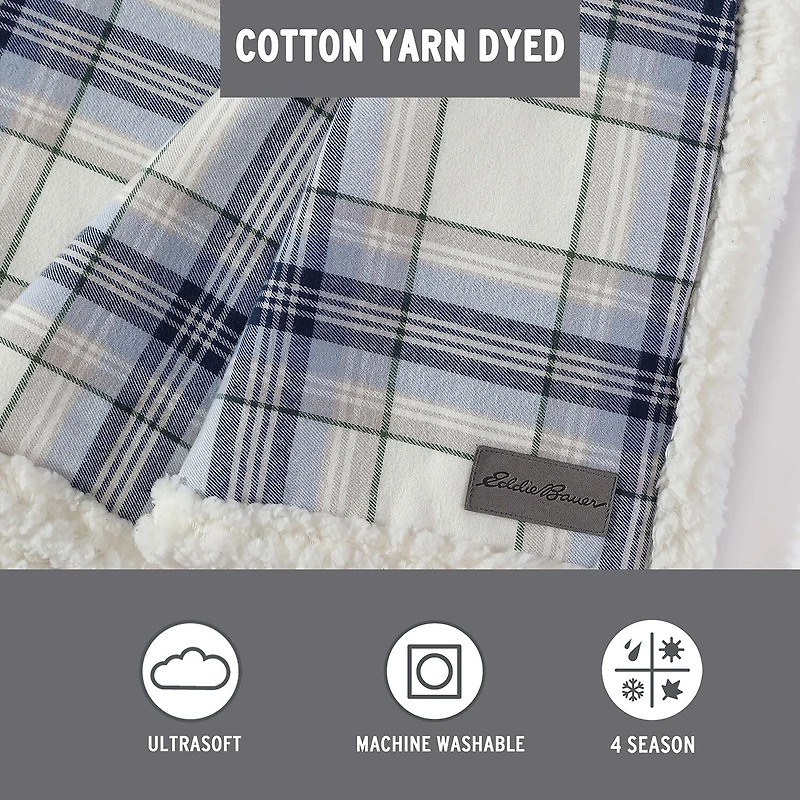 Eddie Bauer Edgewood Washable Lightweight Throw