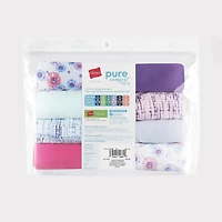 Hanes Ultimate Pure Comfort Organic Cotton Little & Big Kid Girls 8 Pack Brief Panty Guocb8