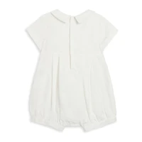Mia & Mimi Christening Baby Boys Short Sleeve 2-pc. Romper