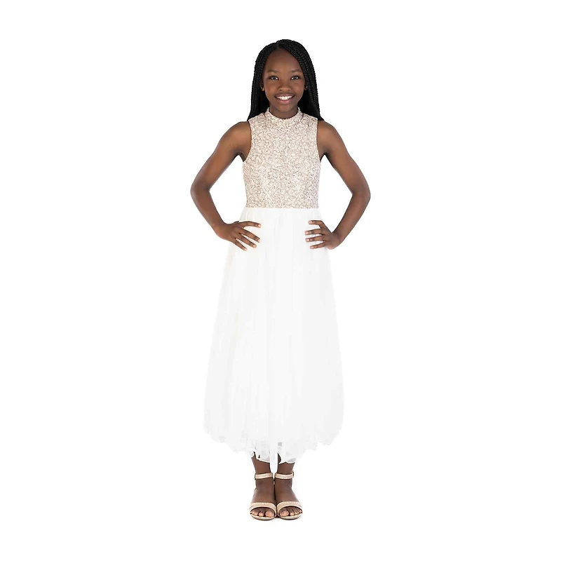 Speechless Big Kid Girls Sleeveless Maxi Dress