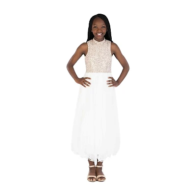 Speechless Big Kid Girls Sleeveless Maxi Dress