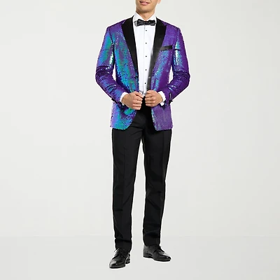 Opposuits Sapphire Sequins Mens 3-pc. Tuxedo