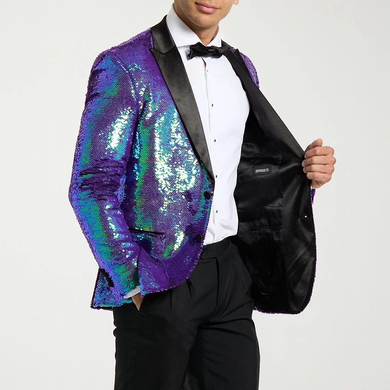 Opposuits Sapphire Sequins Mens 3-pc. Tuxedo