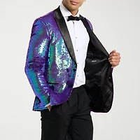 Opposuits Sapphire Sequins Mens 3-pc. Tuxedo