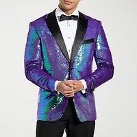 Opposuits Sapphire Sequins Mens 3-pc. Tuxedo