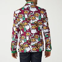 Opposuits Christmas Cool Clause Mens Slim Fit Blazer