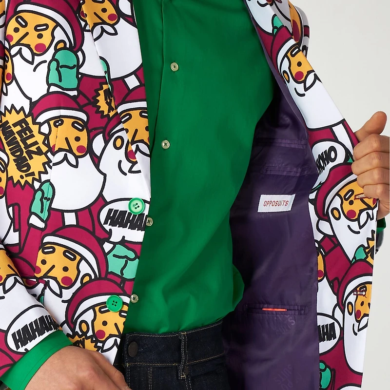 Opposuits Christmas Cool Clause Mens Slim Fit Blazer