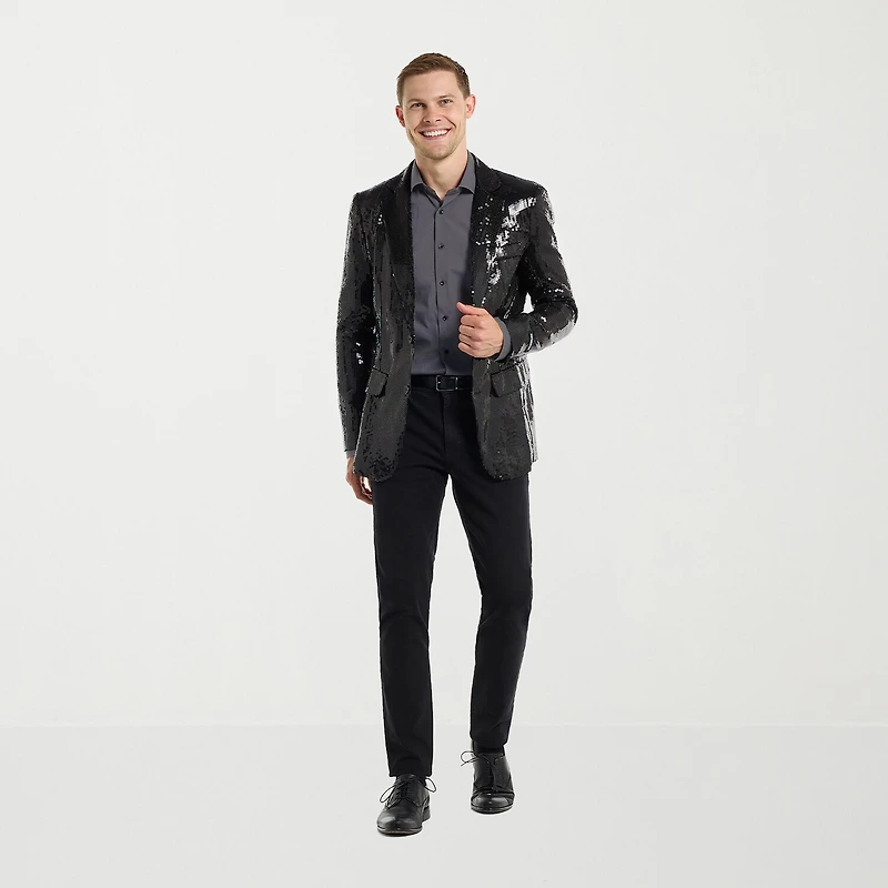 Suitmeister Sequins Mens Slim Fit Blazer