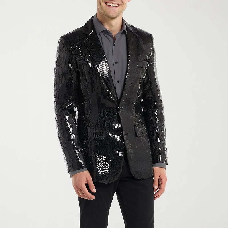 Suitmeister Sequins Mens Slim Fit Blazer