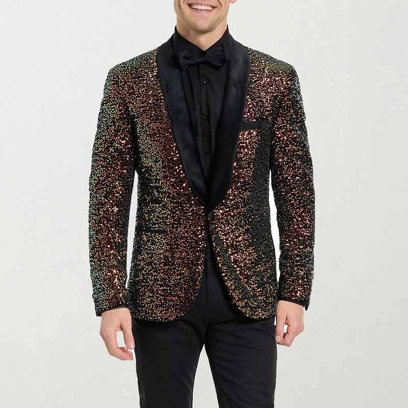 Opposuits Sequins Mens Slim Fit Suit Jacket
