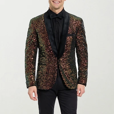 Opposuits Sequins Mens Slim Fit Suit Jacket