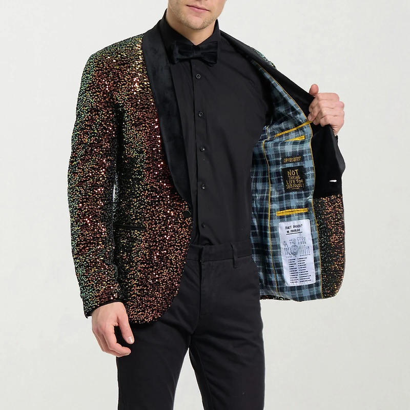 Opposuits Sequins Mens Slim Fit Suit Jacket