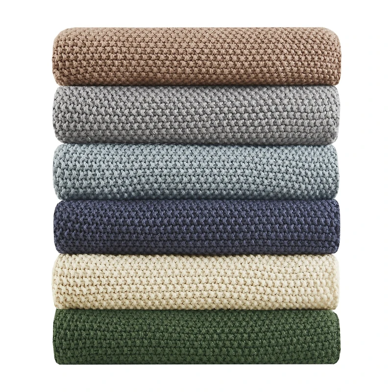 INK+IVY Bree Knit Washable Midweight Throw