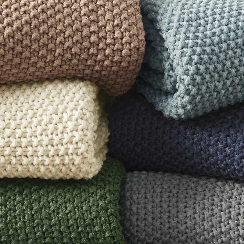 INK+IVY Bree Knit Washable Midweight Throw