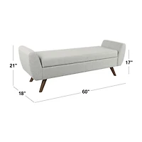 Homepop Storage Bench