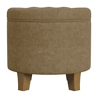 HOMEPOP Homepop Storage Tufted Lift-Top Ottoman