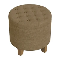 HOMEPOP Homepop Storage Tufted Lift-Top Ottoman