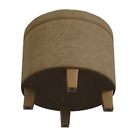 HOMEPOP Homepop Storage Tufted Lift-Top Ottoman