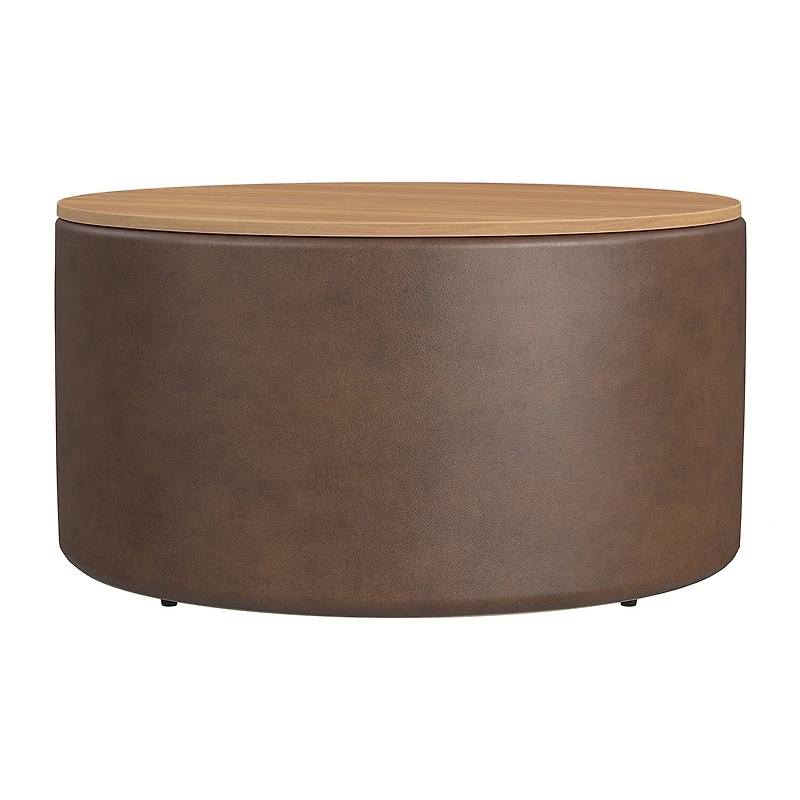 Homepop Storage Lift-Top Upholstered Ottoman