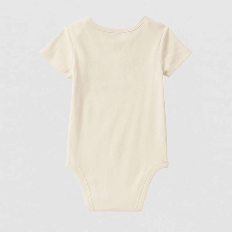 Okie Dokie Baby Unisex Crew Neck Short Sleeve Rib Bodysuit