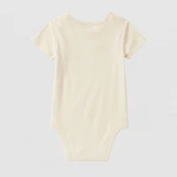 Okie Dokie Baby Unisex Crew Neck Short Sleeve Rib Bodysuit