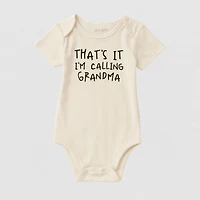 Okie Dokie Baby Unisex Crew Neck Short Sleeve Rib Bodysuit