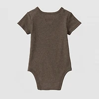 Okie Dokie Baby Unisex Crew Neck Short Sleeve Rib Bodysuit