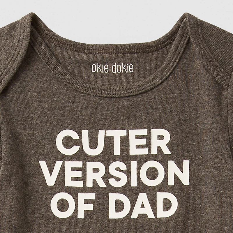 Okie Dokie Baby Unisex Crew Neck Short Sleeve Rib Bodysuit