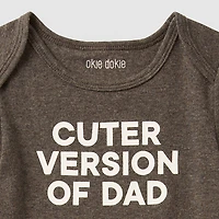 Okie Dokie Baby Unisex Crew Neck Short Sleeve Rib Bodysuit