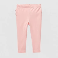 Okie Dokie Baby Girls Full Length Ruffle Back Leggings