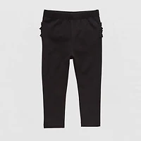 Okie Dokie Baby Girls Full Length Ruffle Back Leggings