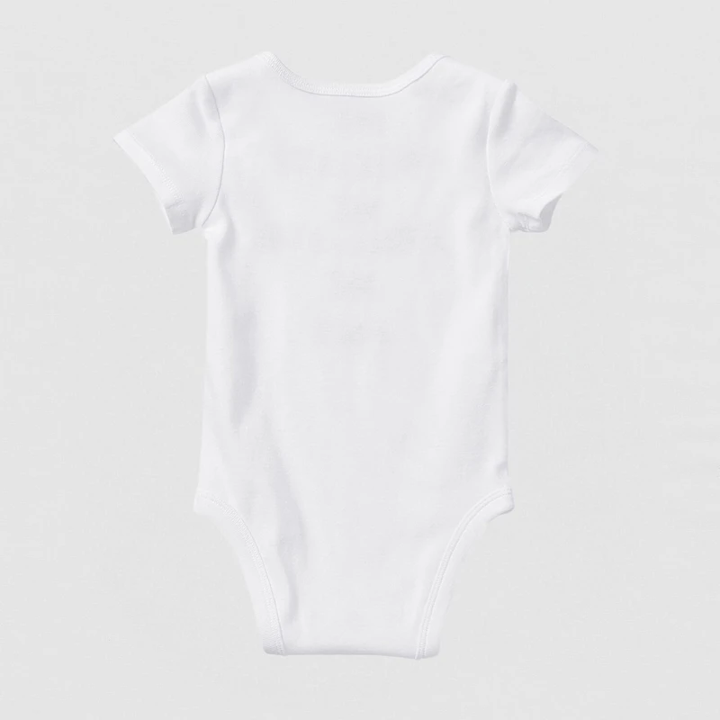 Okie Dokie Baby Unisex Round Neck Short Sleeve Rib Bodysuit