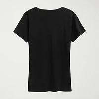 Ho Bears Womens Round Neck Short Sleeve Regular Fit Care Graphic T-Shirt