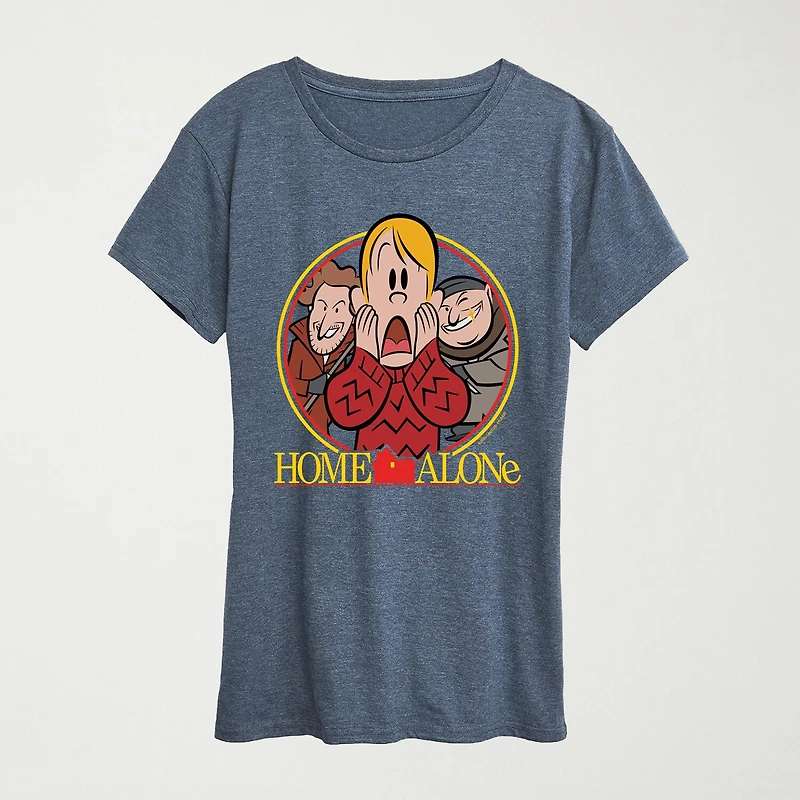 Bad Guys Womens Crew Neck Short Sleeve Regular Fit Graphic T-Shirt