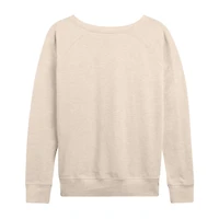 Grinch Wreath Womens Round Neck Long Sleeve Regular Fit Graphic T-Shirt