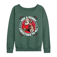 Coca Cola Christmas Womens Round Neck Long Sleeve Regular Fit Graphic T-Shirt