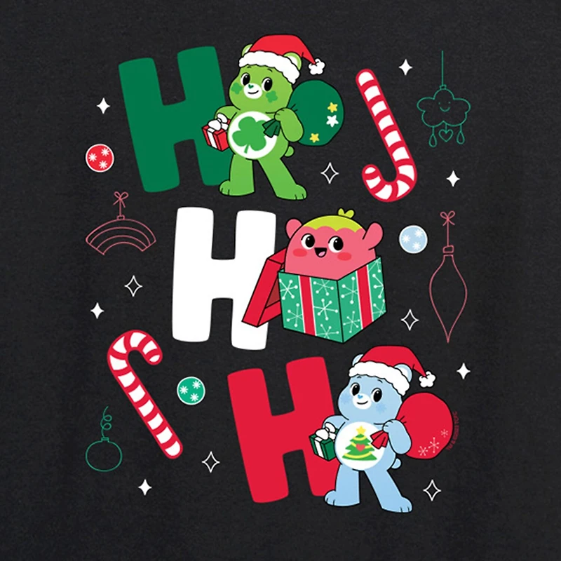 Ho Womens Crew Neck Long Sleeve Regular Fit Care Bears Graphic T-Shirt