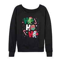 Ho Womens Crew Neck Long Sleeve Regular Fit Care Bears Graphic T-Shirt