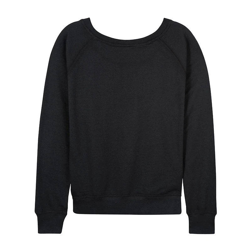 Cast Of Characters Womens Round Neck Long Sleeve Regular Fit Rudolph Graphic T-Shirt