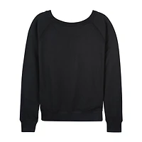 Cast Of Characters Womens Round Neck Long Sleeve Regular Fit Rudolph Graphic T-Shirt