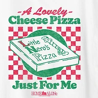 Cheese Pizza Womens Crew Neck Short Sleeve Regular Fit Graphic T-Shirt