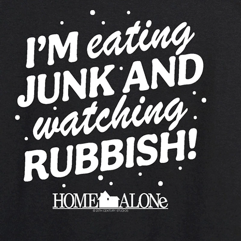Eating Junk Womens Crew Neck Long Sleeve Regular Fit Graphic T-Shirt