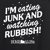 Eating Junk Womens Crew Neck Long Sleeve Regular Fit Graphic T-Shirt