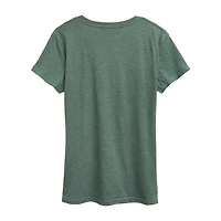 Classic Bottles Womens Crew Neck Short Sleeve Regular Fit Graphic T-Shirt