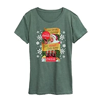 Classic Bottles Womens Crew Neck Short Sleeve Regular Fit Graphic T-Shirt