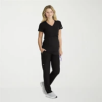 Skechers Skt269 Bloom 1-Pocket Womens Maternity V Neck Short Sleeve Stretch Fabric Moisture Wicking Scrub Top