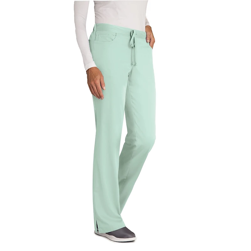 Grey's Anatomy™ by Barco Classic 4232 Riley 5-Pocket Mid-Rise Flared Leg Womens Plus Tall Moisture Wicking Scrub Pant