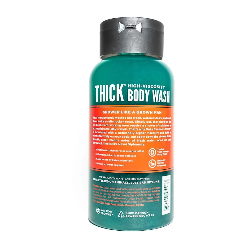 Duke Cannon Thick Liquid Naval Diplomacy Body Wash