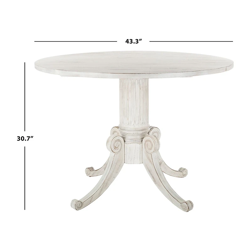 Safavieh Forest Collection Round Wood-Top Dining Table