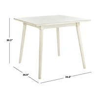 Safavieh Simone Collection Square Wood-Top Dining Table